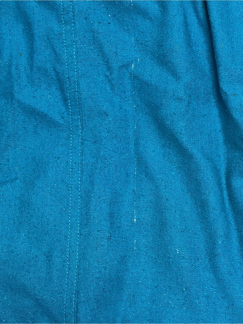 Vintage NaturElle 100% Silk Teal Midi Dress + Georgiou Scarf Set Size L - Picture 10 of 13